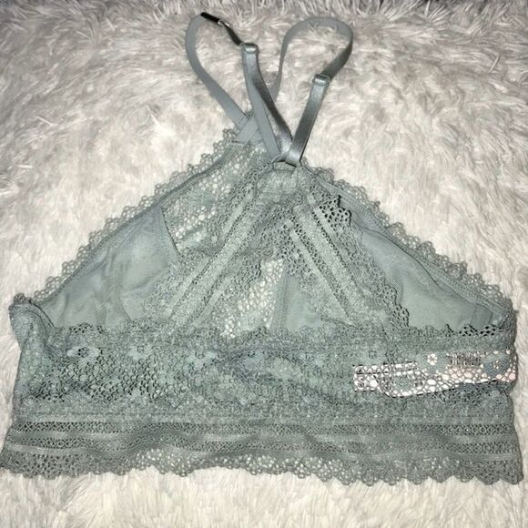 Victoria’s Secret Hight Neck Halter Bralette Bra Lace size XSmall.NWT - Picture 7 of 8